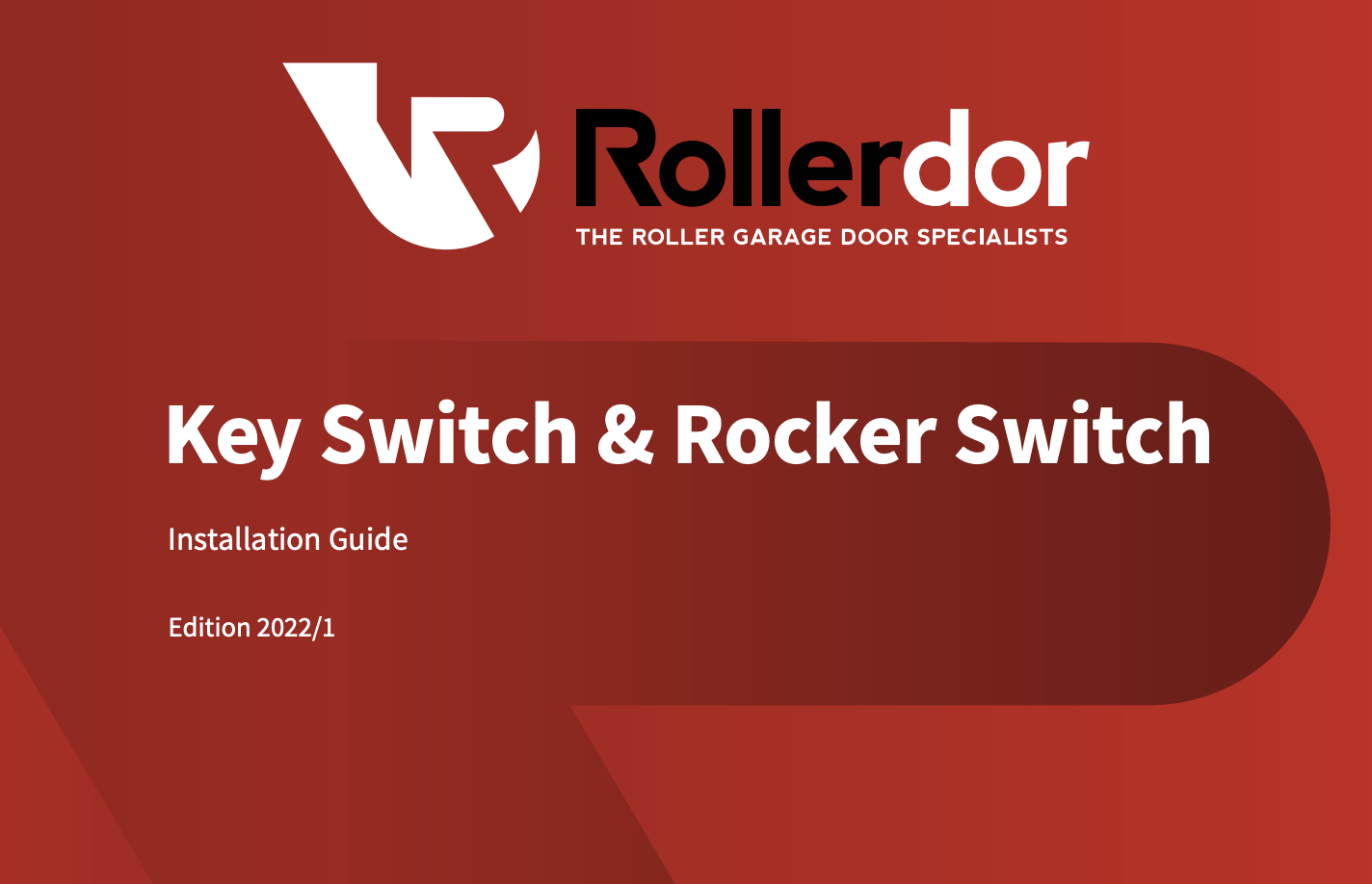 Key & Rocker Switch hold-to-run control system Installation Guide